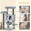 PawHut Árbol Rascador Con Cueva de Fieltro para gatos, , large indicador imagen numero 5